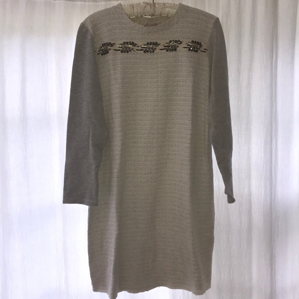 Long sleeve sweater dress